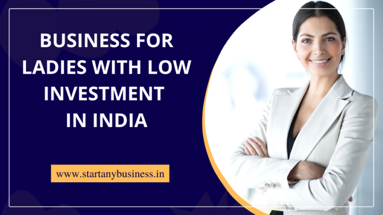 Business For Ladies With Low Investment in India