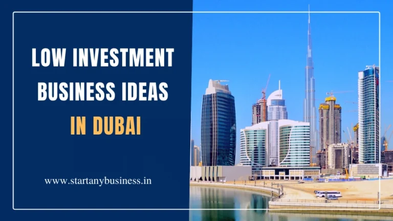 Low Investment Business Ideas in Dubai