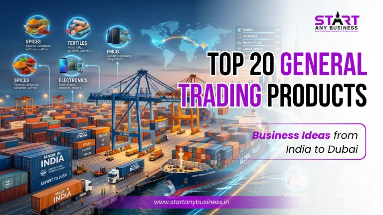 Top 20 General Trading Business Ideas from India to Dubai